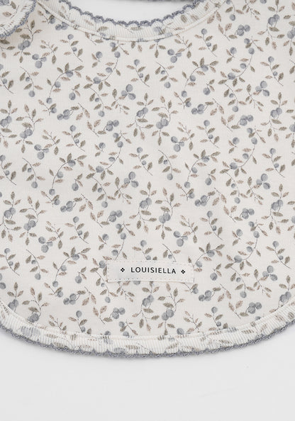 Baby Livie Vintage Organic Bib - Blue