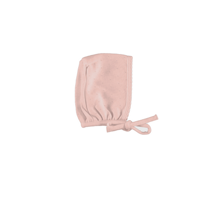 Bebe Organic Wrap Footie + Bonnet - Blush