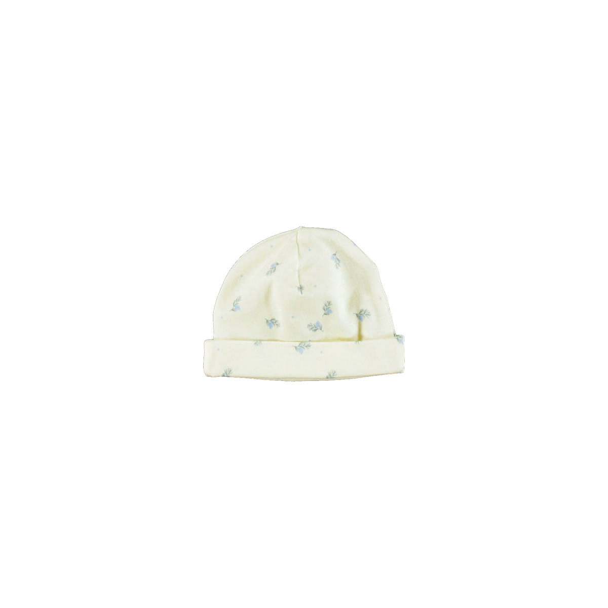 Bebe Organic Aaron Wrap Footie + Hat - Blue