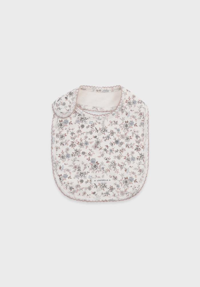 Baby Thessaria Vintage Organic Bib - Pink