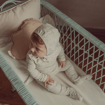 The Printed Romper & Bonnet - Vintage Vines