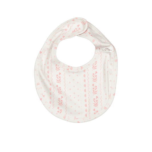 Lovely Littles Pink Tapestry Bib