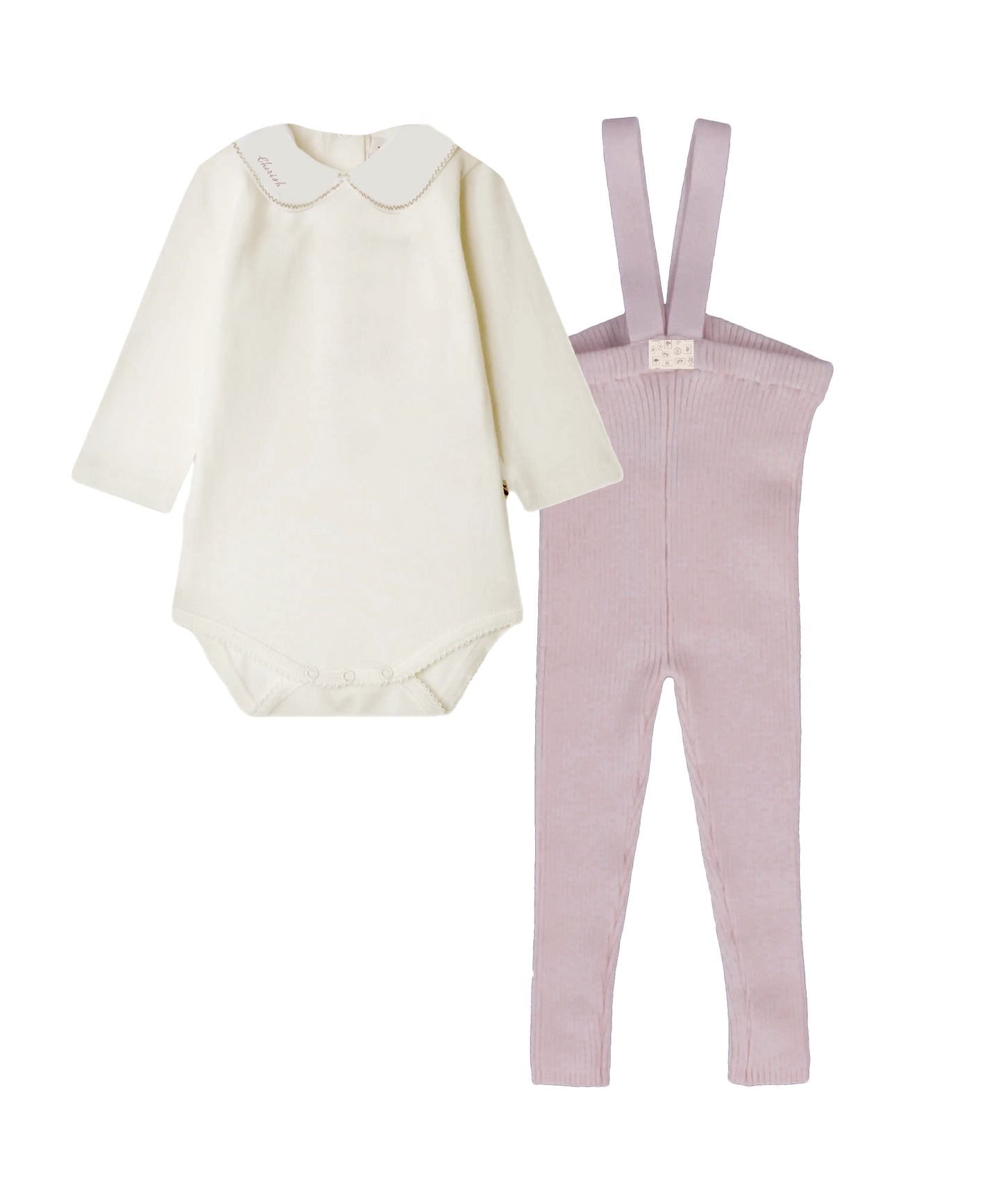 Milk Denmark Keepsake Girls Romper Set