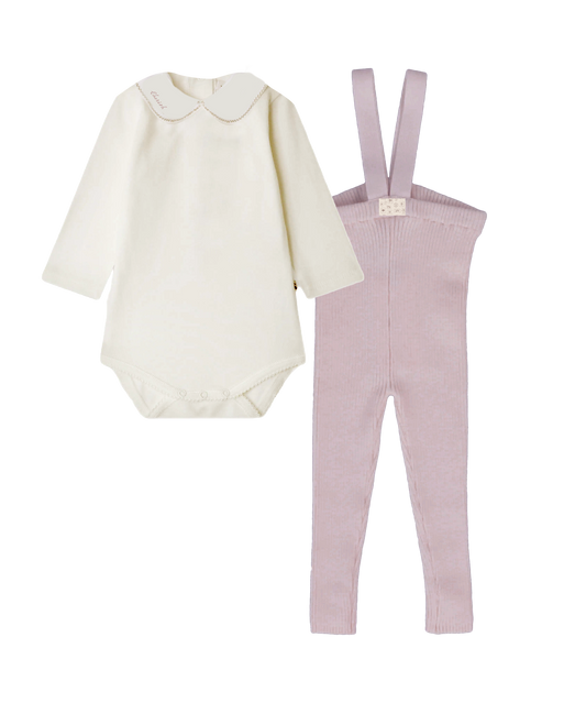 Milk Denmark Keepsake Girls Romper Set