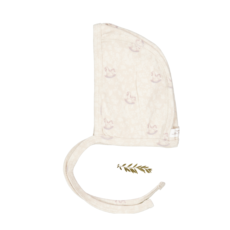 The Printed Romper & Bonnet - Heirloom Pony