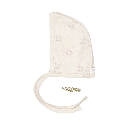 The Printed Romper & Bonnet - Heirloom Pony