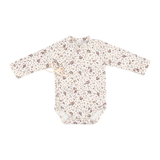 Blanca Wrap Onesie & Footed Leggings + Bonnet
