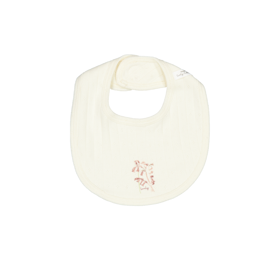 The Printed Bib - Pink Bluebelle