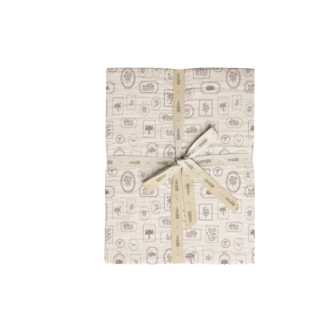 Milk Denmark Keepsake Girls Cradle Sheet