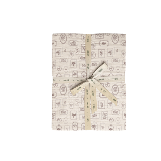 Milk Denmark Keepsake Girls Cradle Sheet