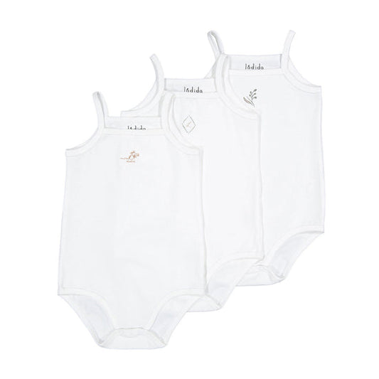 White Pointelle 3 set Onesies
