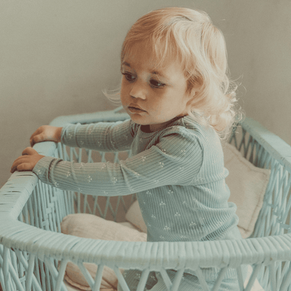 The Printed Romper - Sage Sprout