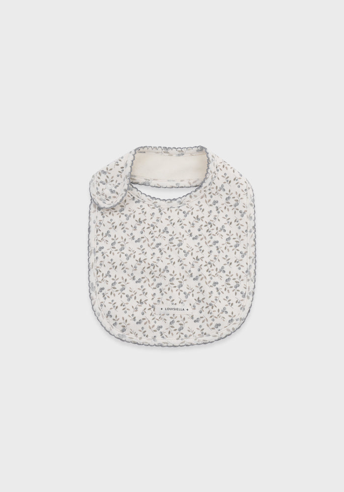 Baby Livie Vintage Organic Bib - Blue