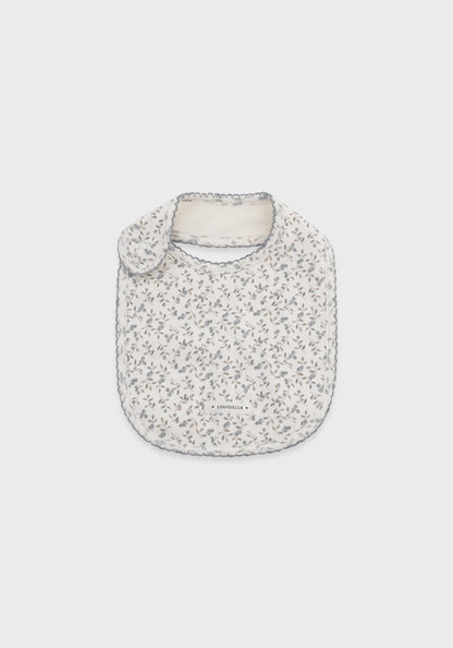 Baby Livie Vintage Organic Bib - Blue