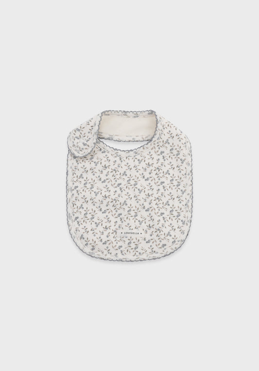 Baby Livie Vintage Organic Bib - Blue