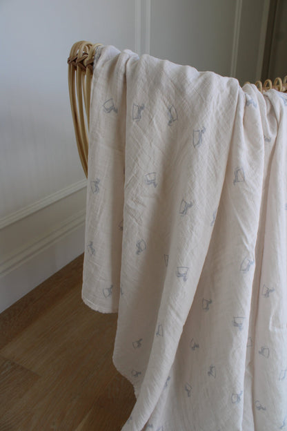 Little Threads
Little Blue Rocker Muslin Blanket