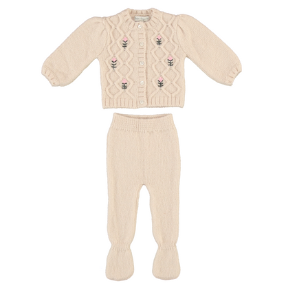 Bebe Organic Rosine Romper + Bonnet